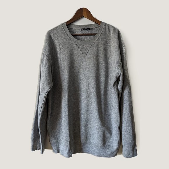 BLK DNM - Grey cotton Loose fit Sweatshirt - Sz M - Picture 2 of 11